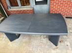 Tuintafel kunststof grijs, Tuin en Terras, Tuintafels, Ophalen, Zo goed als nieuw, Rechthoekig, Kunststof