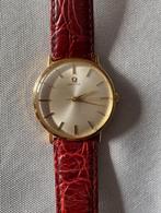 goiuden omega 18 kt, Handtassen en Accessoires, Horloges | Antiek, 1930 tot 1960, Goud, Omega, Met bandje