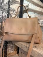 Nathan Baume beige handtas met riem, Handtassen en Accessoires, Tassen | Damestassen, Ophalen of Verzenden, Zo goed als nieuw