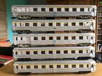 JOUEF SNCF RAME DE 5 VOITURES INOX HO, Envoi, Utilisé, Jouef
