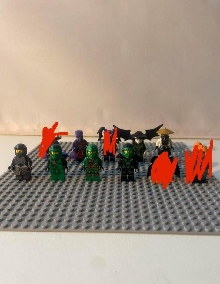 11 Zeldzame Lego Ninjago Minifguren Lot, Kinderen en Baby's, Speelgoed | Duplo en Lego, Zo goed als nieuw, Lego, Losse stenen