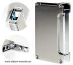 SIGAARAANSTEKER JETFLAME ADORINI 2 BOORTJES GUN METAL sas10, Verzenden, Nieuw, Aansteker