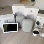 Google Nest Hub + 2 Nest Audio + Nest Cam, Audio, Tv en Foto, Mediaspelers, Ophalen, Zo goed als nieuw