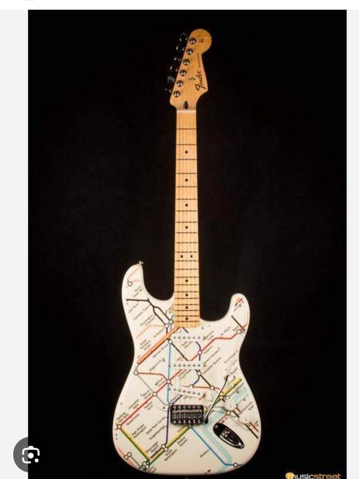Fender Stratocaster underground London, Muziek en Instrumenten, Snaarinstrumenten | Gitaren | Elektrisch, Zo goed als nieuw, Fender