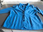 blauwe dames jas, Taille 46/48 (XL) ou plus grande, M.collection, Comme neuf, Enlèvement