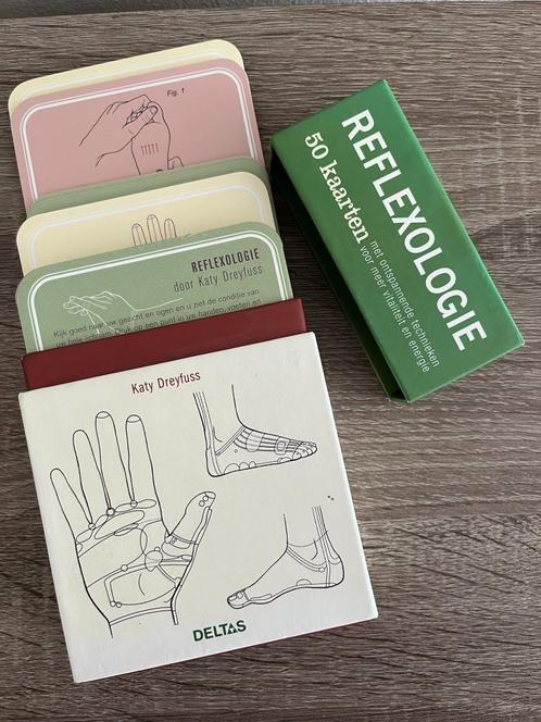 Réflexologie - 50 cartes avec des techniques de relaxation, Livres, Ésotérisme & Spiritualité, Comme neuf, Manuel d'instruction