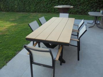 Tuinset Bahia + Avola parasol en voet, Neuf, Chaise, Salons de jardin, Enlèvement