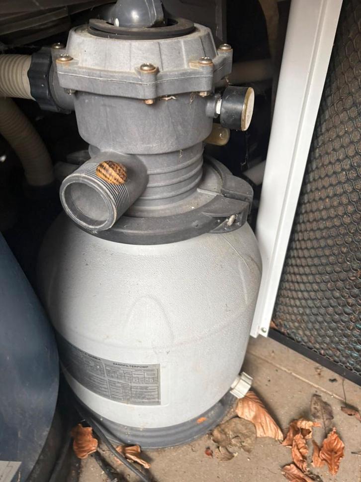 Intex 732 x 366 x 132 cm inclusief zandfilter en  warmtepomp, Jardin & Terrasse, Piscines, Utilisé, Piscines hors sol, 120 cm ou plus