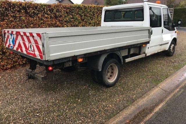 Cabine double Ford Transit 2.4, Autos, Camionnettes & Utilitaires, Particulier, Ford, Diesel, Boîte manuelle, TVA déductible, Enlèvement