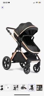 Kinderwagen 3 in 1 zwart 0-3j, Kinderen en Baby's, Kinderwagens en Combinaties, Ophalen, Zo goed als nieuw, Kinderwagen