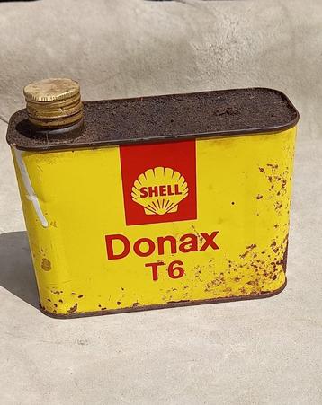 bidon d'huile Shell Donax vintage
