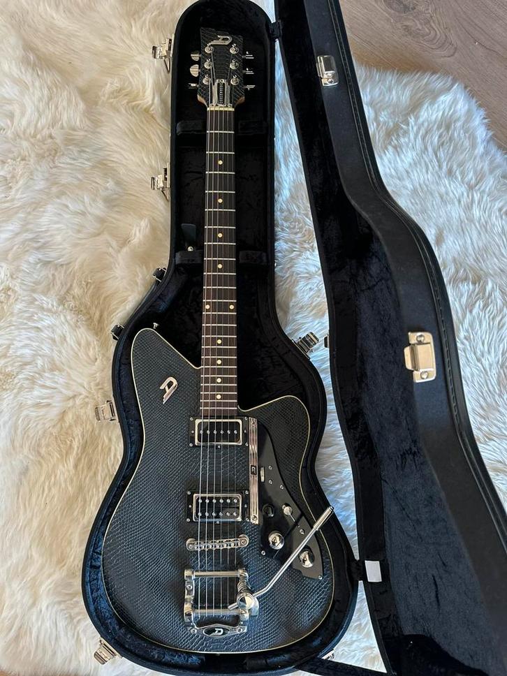 Duesenberg Alliance Sascha Paeth – Snake Black – 🎸, Muziek en Instrumenten, Snaarinstrumenten | Gitaren | Elektrisch, Zo goed als nieuw