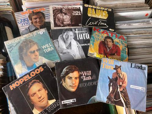 WILL TURA/ 9 singles samen, Cd's en Dvd's, Vinyl Singles, Zo goed als nieuw, Ophalen of Verzenden
