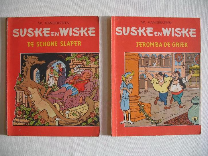 Suske en Wiske , nr 57 en 63 ; 1ste druk 1965 - 1966, Boeken, Stripverhalen, Zo goed als nieuw, Meerdere stripboeken, Ophalen of Verzenden