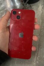 Coque arrière de l'iPhone 13 cassée et batterie changée, Télécoms, Comme neuf, 128 GB, Avec simlock (verrouillage SIM), Rouge