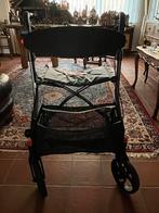 Rollator four-light carbon grijs, Diversen, Rollators, Ophalen, Zo goed als nieuw