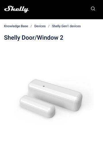 Shelly Door/Window sensor beschikbaar voor biedingen