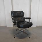 Vitra Eames Lobby chair - ES 108 - Zwart leder - Bureaustoel, Antiek en Kunst, Ophalen of Verzenden