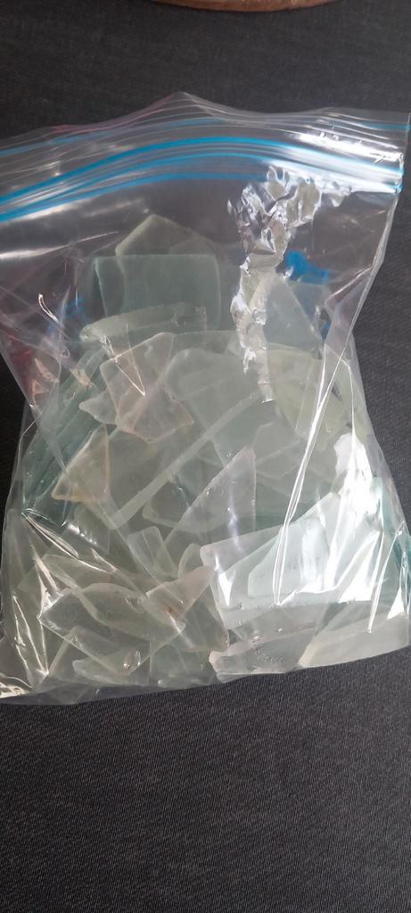 Zelfgemaakt zeeglas ideaal voor epoxy project, Verzamelen, Glas en Drinkglazen, Gebruikt, Ophalen of Verzenden