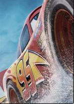 Metalen reclamebord Lightning McQueen retro vintage mancave, Ophalen of Verzenden, Nieuw, Reclamebord