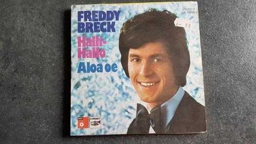 45T Freddy Breck - Halli-hallo, Cd's en Dvd's, Vinyl Singles, Gebruikt, Single, Pop, 7 inch, Ophalen of Verzenden