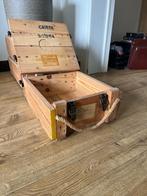 Originele houten legerkist, Ophalen, Gebruikt