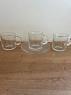 Lot 3 tasses (expresso) Nespresso et 1 sous tasse, Maison & Meubles, Cuisine | Vaisselle, Enlèvement ou Envoi