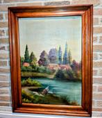 Schilderij landschap., Antiek en Kunst, Ophalen