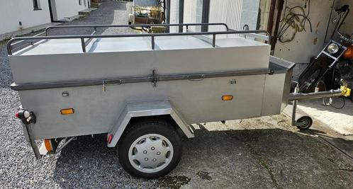 remorque simple essieux- de 750 kg, Auto diversen, Aanhangers en Bagagewagens, Zo goed als nieuw, Ophalen