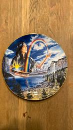 Bord met indiaan, Verzamelen, Beelden en Beeldjes, Ophalen, Gebruikt, Mens