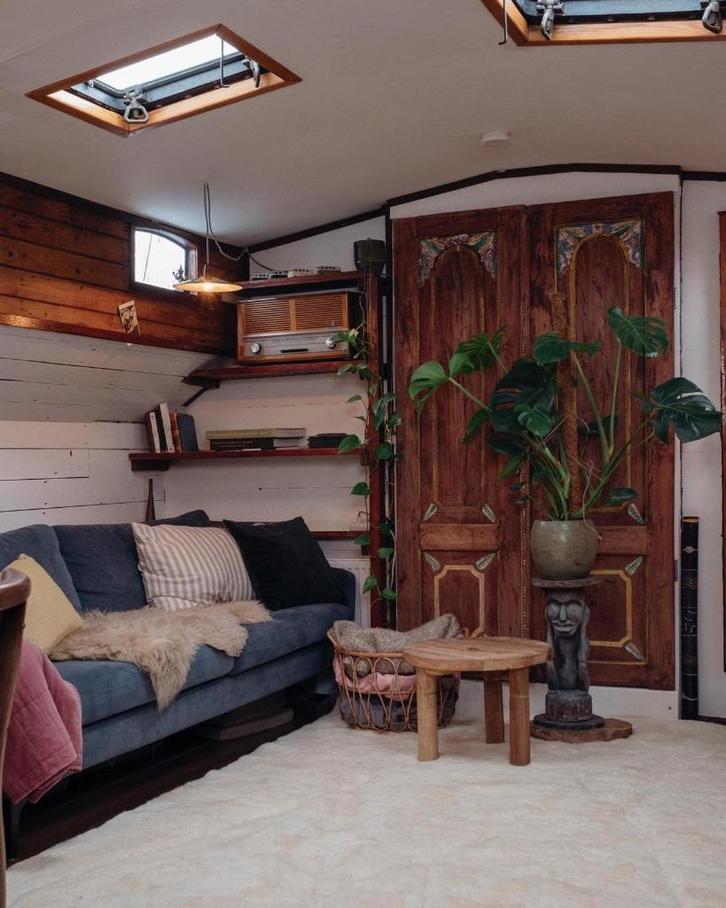 Unieke woonboot met ligplaats Antwerpen, Watersport en Boten, Motorboten en Motorjachten, Gebruikt, Staal, 12 meter of meer, Diesel