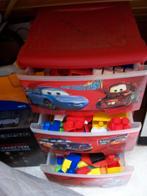 speelgoed 3 laden cars met bouwblokken, Ophalen, Zo goed als nieuw