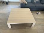 eiken salontafel 1m10 op 1m10, Ophalen, Gebruikt, Minder dan 50 cm, 100 tot 150 cm