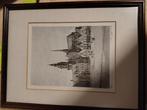 Ets - Antwerpen OLV toren - Frans Vanderveken (certificaat), Antiek en Kunst, Ophalen of Verzenden