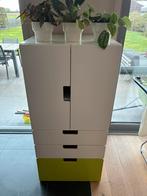 Ikea Stuva opbergkast - 60x51x130 cm - wit/groen, Ophalen, Zo goed als nieuw