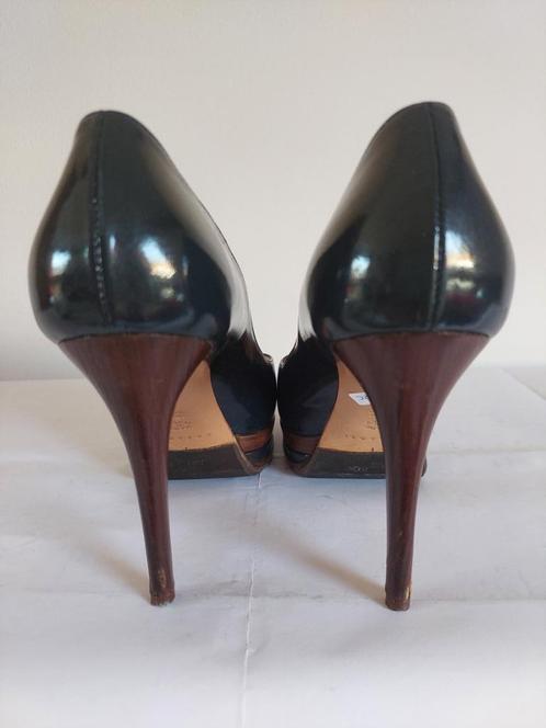342C* Casadei - sexy schoenen blauw/groen leer met hoge hakk, Kleding | Dames, Schoenen, Gedragen, Pumps, Blauw, Verzenden