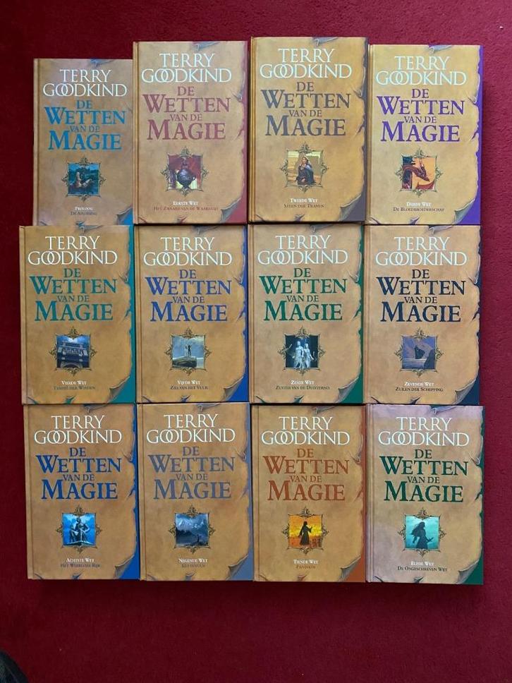 TERRY GOODKIND DE WETTENVAN DE MAGIE DE COMPLETE SERIE,ALLEM, Boeken, Fantasy, Ophalen of Verzenden