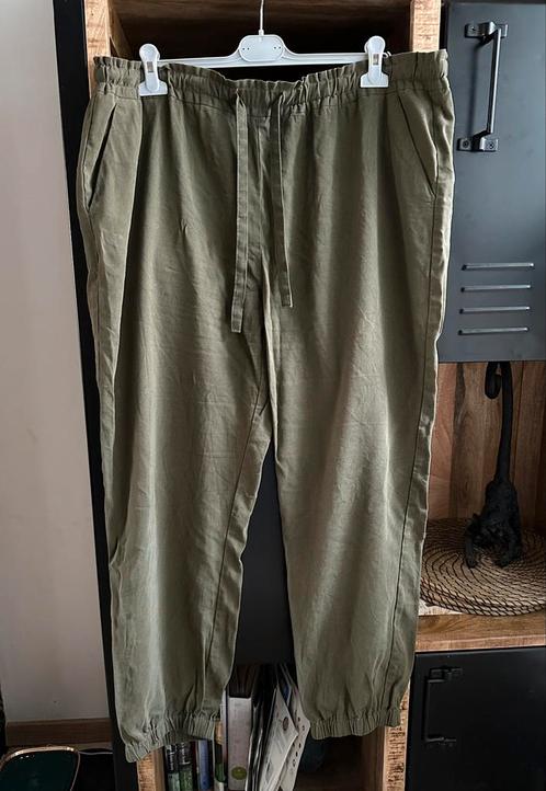 broek van Only maat 3XL lengte 34, Vêtements | Femmes, Culottes & Pantalons, Comme neuf, Taille 46/48 (XL) ou plus grande, Vert