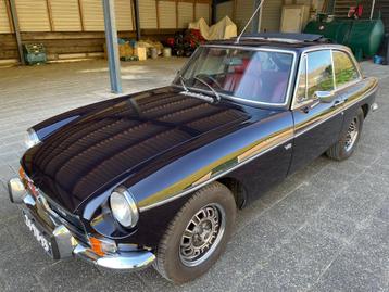 MGB GT V8 '73. Toit Webasto RHD couleur : tulipe noire Super, Autos, Cuir, Achat, Boîte manuelle, 2 portes