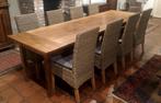Antieke franse abdijtafel + 8 stoelen, Ophalen