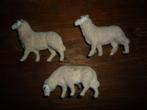 3 antieke kerst schaapjes, Diversen, Kerst, Ophalen of Verzenden, Gebruikt