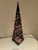 Zwarte Verlichte Kerstkegel - 80 cm, Comme neuf, Enlèvement