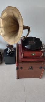 Superbe gramophone la voix de son maître  Mécanisme suisse, Antiquités & Art, Enlèvement