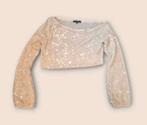 ✨ PATRIZIA PEPE Kort Truitje Maat 42 – Luxe & Stijl ✨, Beige, Maat 42/44 (L), Ophalen of Verzenden, Zo goed als nieuw