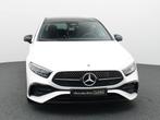 Mercedes-Benz A 200 AMG Line + PANORAMISCH DAK + NIGHTPAKKET, Stof, Zwart, 4 cilinders, Wit