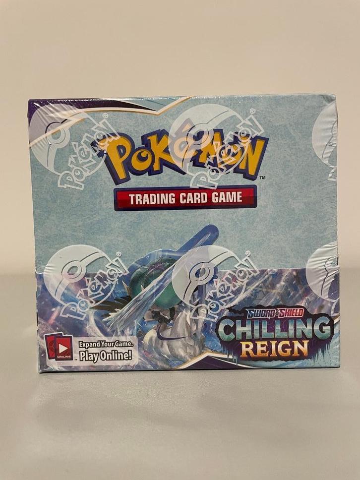 Boosterbox Chilling Reign (Sword & Shield) new & sealed!, Hobby en Vrije tijd, Verzamelkaartspellen | Pokémon, Nieuw, Boosterbox