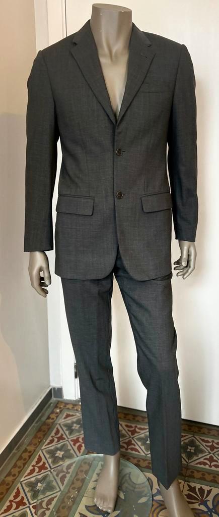 Valentino grijs wollen pak FR S IT 46, Kleding | Heren, Kostuums en vesten, Zo goed als nieuw, Grijs, Ophalen of Verzenden