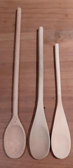 trio houten lepels, Huis en Inrichting, Ophalen of Verzenden, Nieuw, Hout, Los bestek