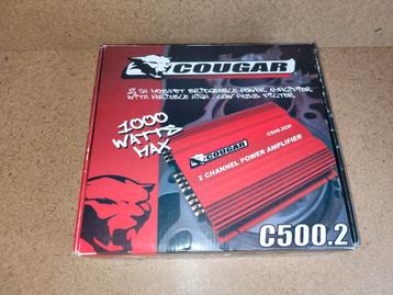 Autoversterker - Cougar C500-2 2.0 Auto Bedraad Rood audio 