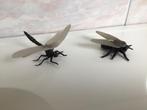 Insectes en plastique vintage avec des ailes, Collections, Collections Animaux, Comme neuf, Enlèvement ou Envoi